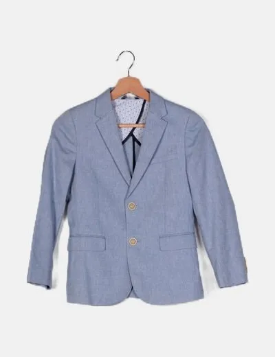 TIZZAS Blazer azul básica