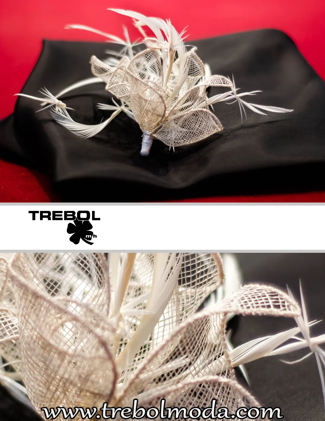 Tocado Novia con plumas