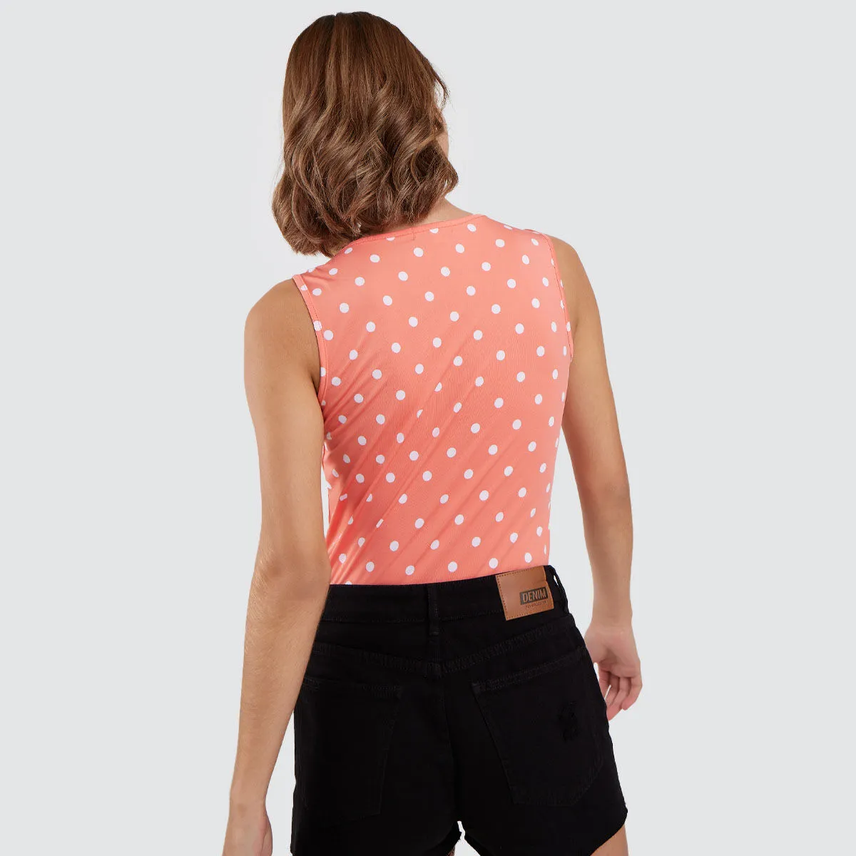 Top Con Flores Estampadas