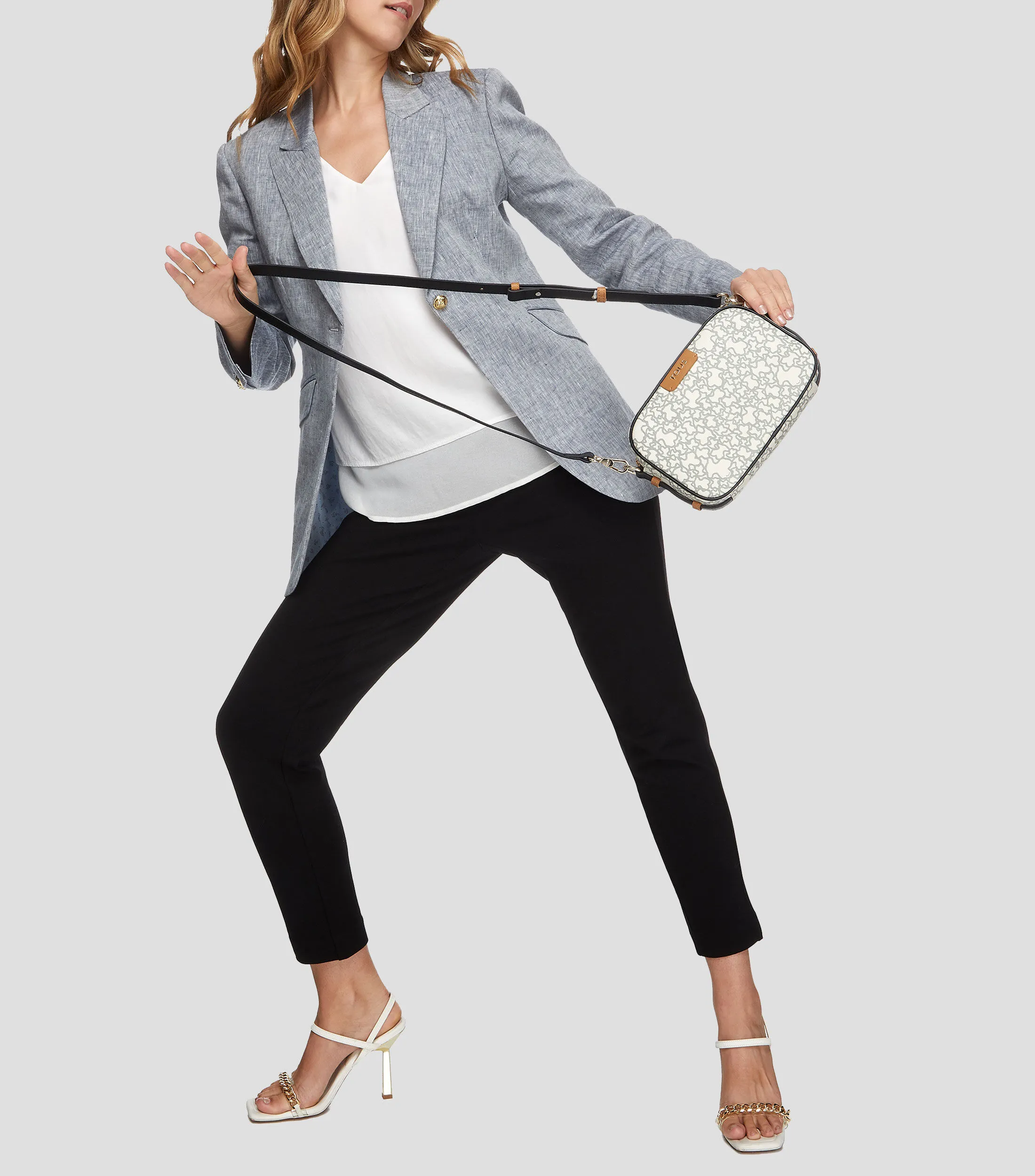Tous Bolso Crossbody Beige K Mujer