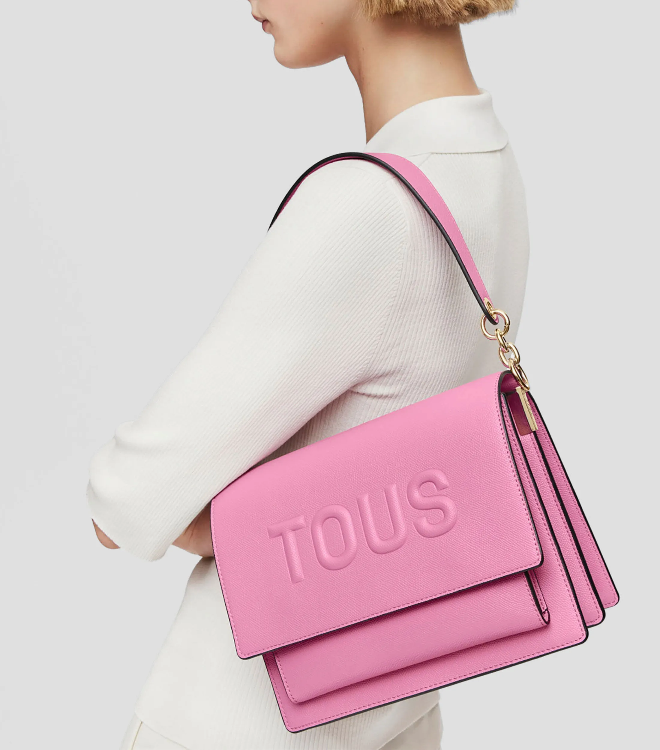 Tous Bolso crossbody mediano Audree rosa Brenda Mujer