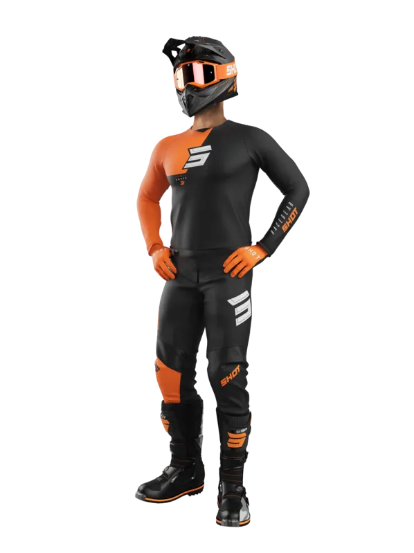 Traje de Cross Shot Devo Draw Squad Naranja