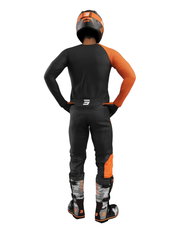 Traje de Cross Shot Devo Draw Squad Naranja