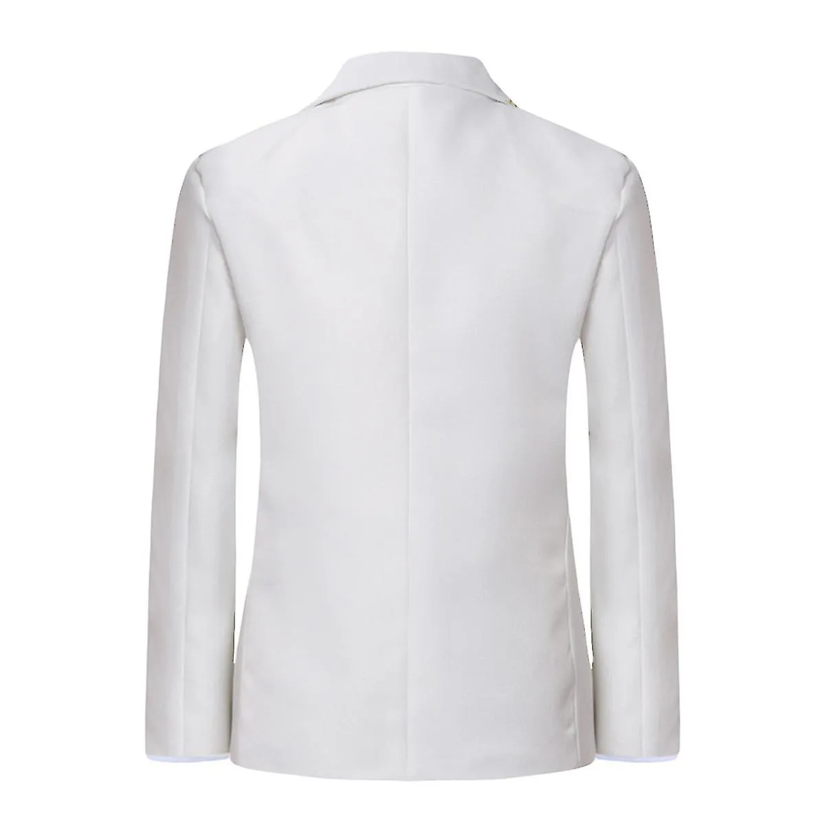 Trajes de ajuste delgado para niños 4 piezas Blazer Chaleco Pantalones Pajarita Fiesta de bodas Prom