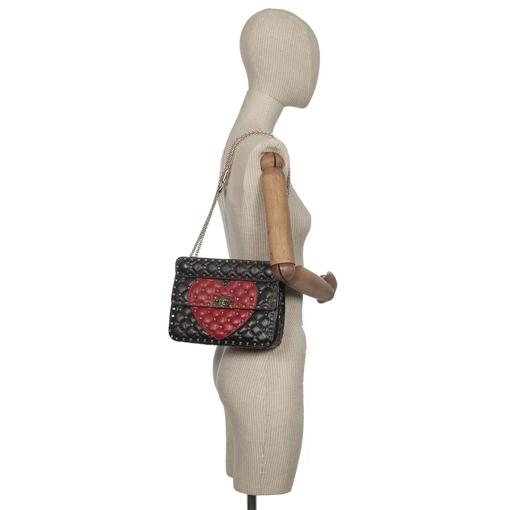 Valentino Bolso Spike Rockstud Heart