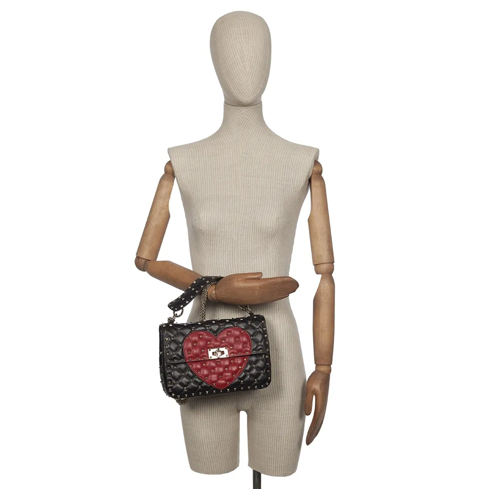Valentino Bolso Spike Rockstud Heart