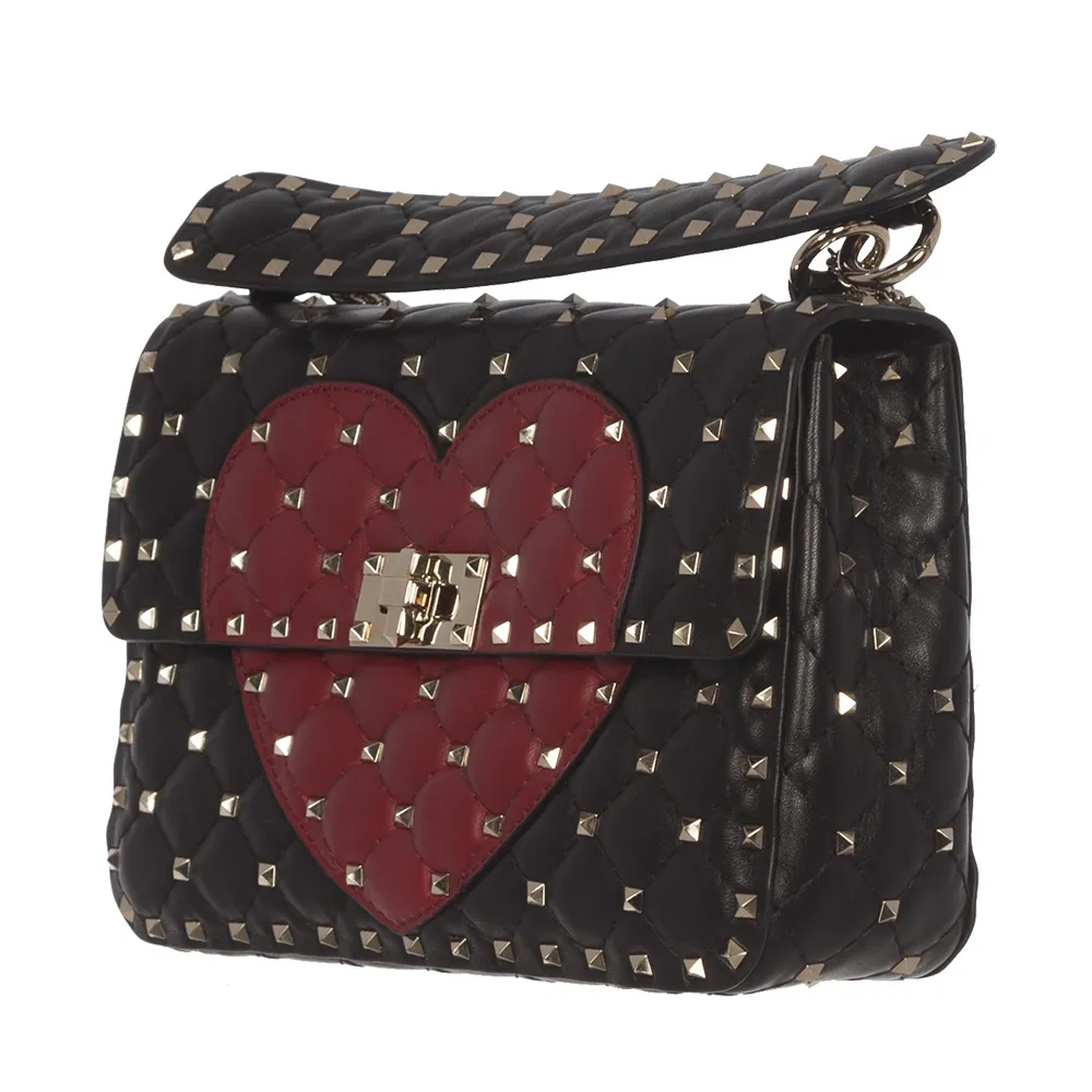 Valentino Bolso Spike Rockstud Heart