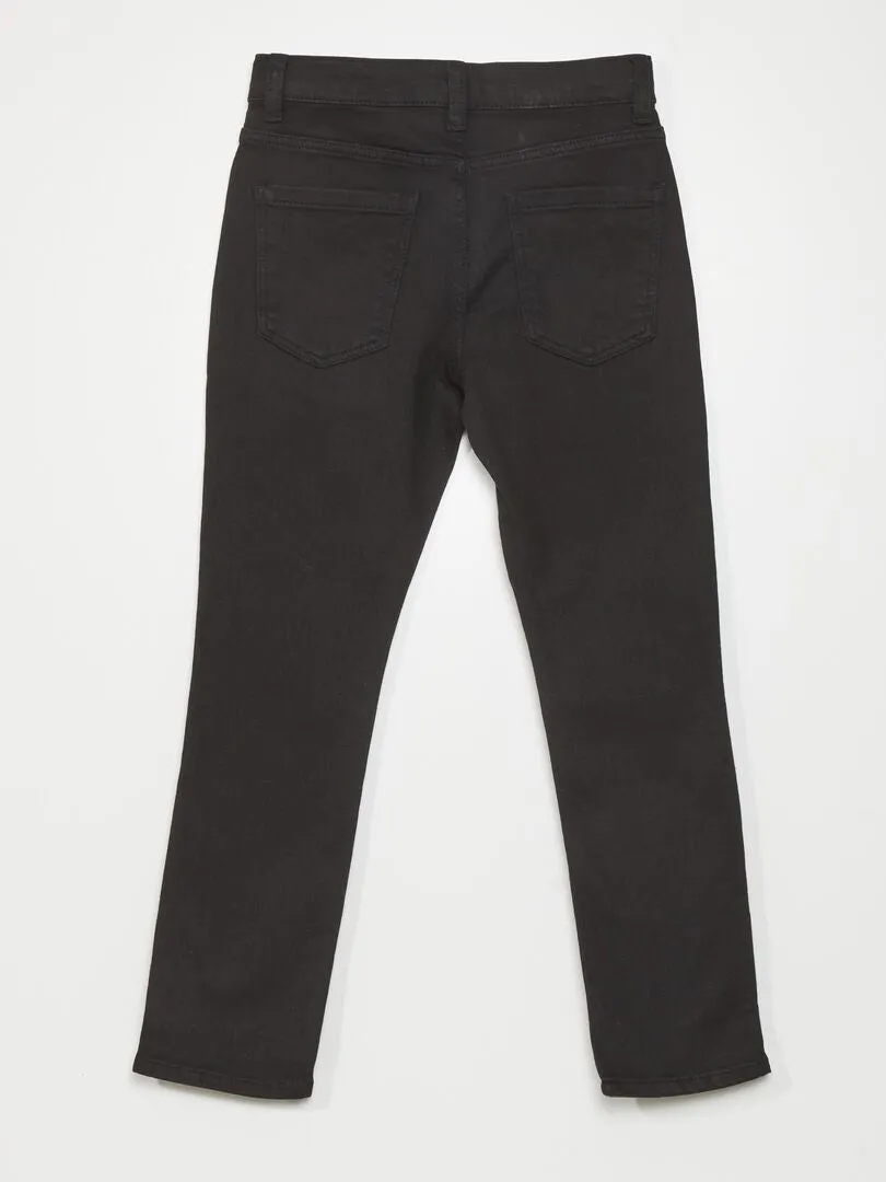 VAQUERO SLIM CON 5 BOLSILLOS  NEGRO