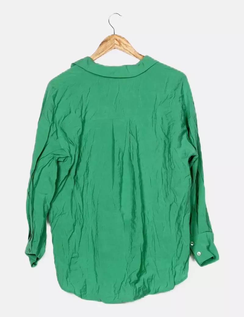 Vero Moda Camisa básica verde