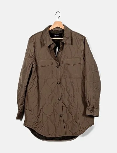 Vero Moda Chaqueta acolchada verde