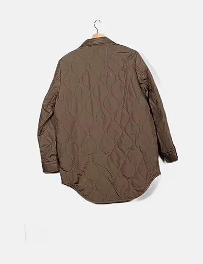 Vero Moda Chaqueta acolchada verde
