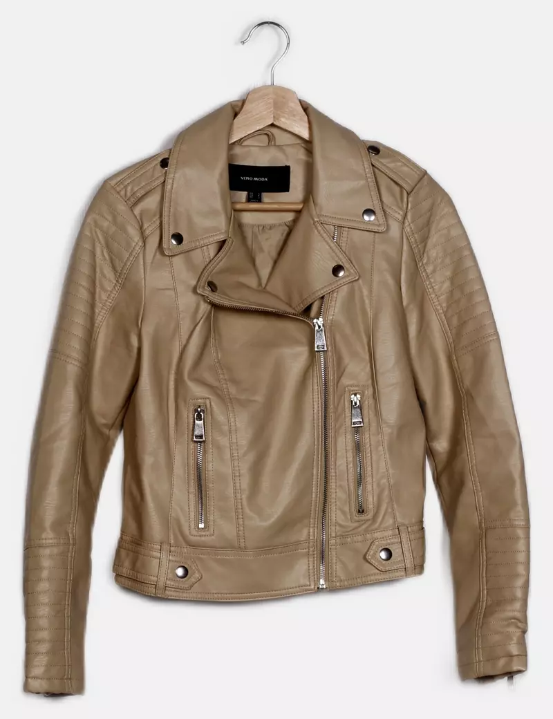 Vero Moda Chaqueta biker Polipiel