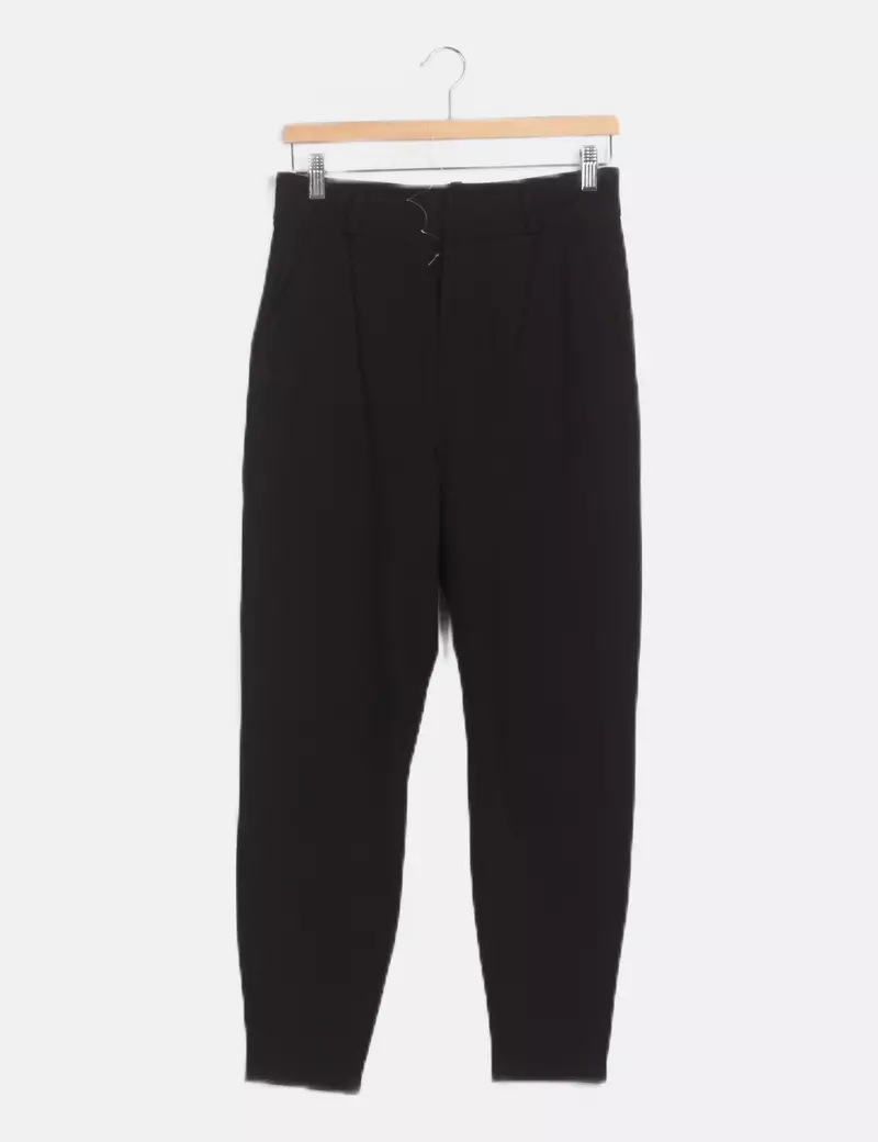 Vero Moda Pantalón negro baggy
