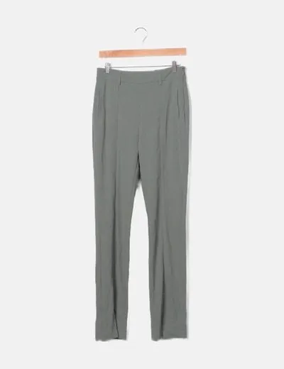 Vero Moda Pantalón verde fluido