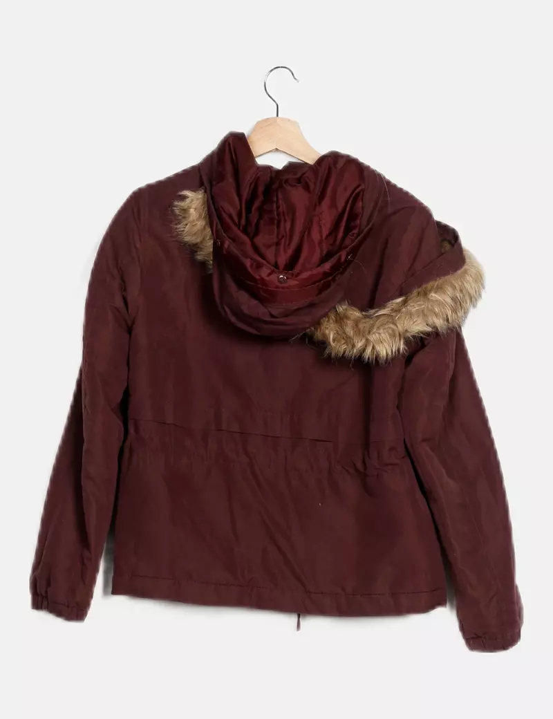 Vero Moda Parka burdeos