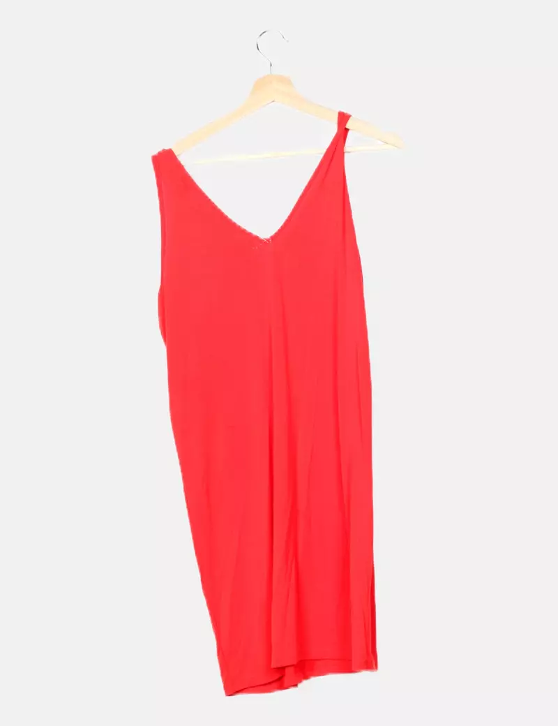 Vero Moda Vestido rojo básico