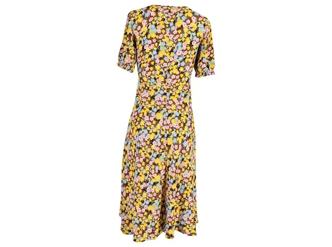 VESTIDO A MEDIDA CON FLORES DE DIANE VON FURSTENBERG 