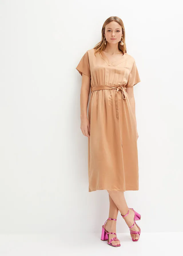 Vestido café con hielo