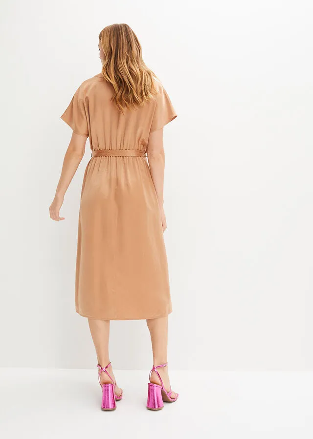 Vestido café con hielo