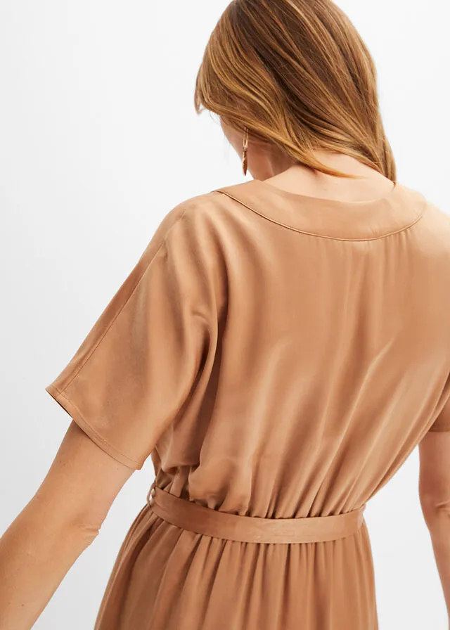 Vestido café con hielo