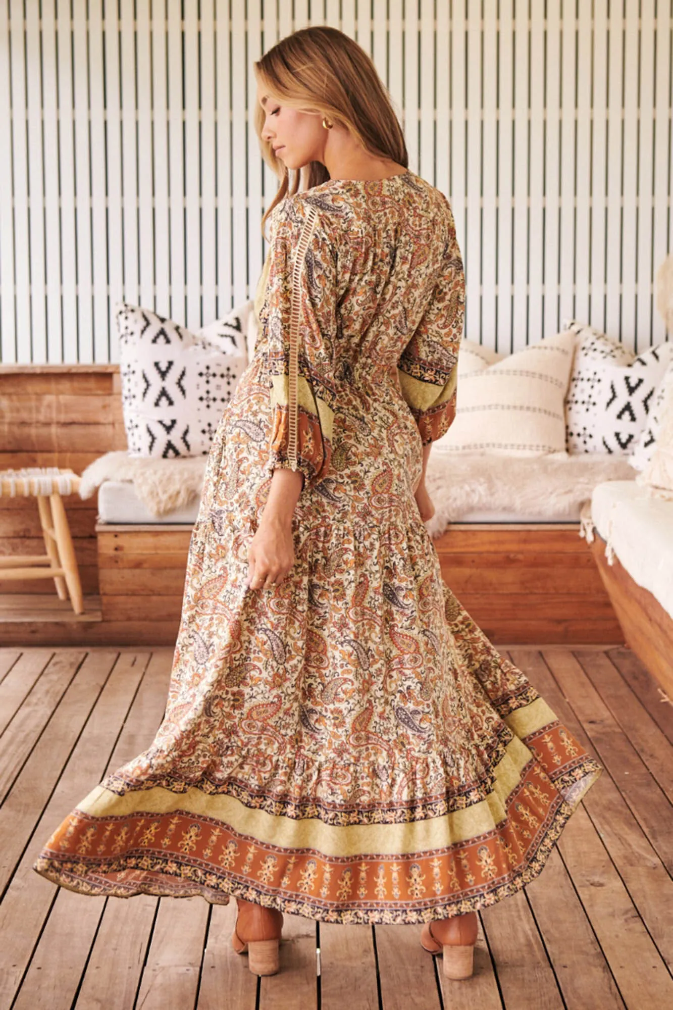 Vestido con abertura