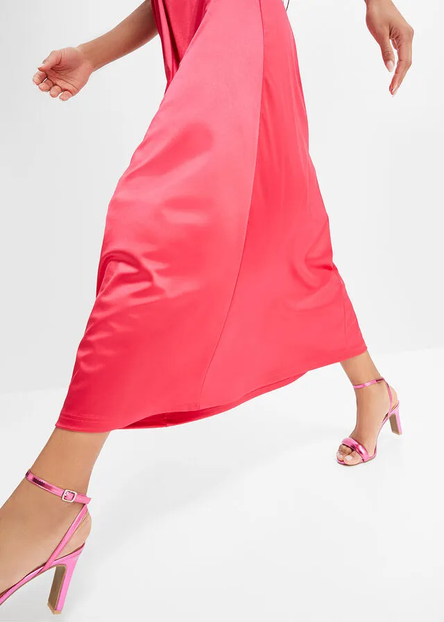 Vestido con nudo Rojo