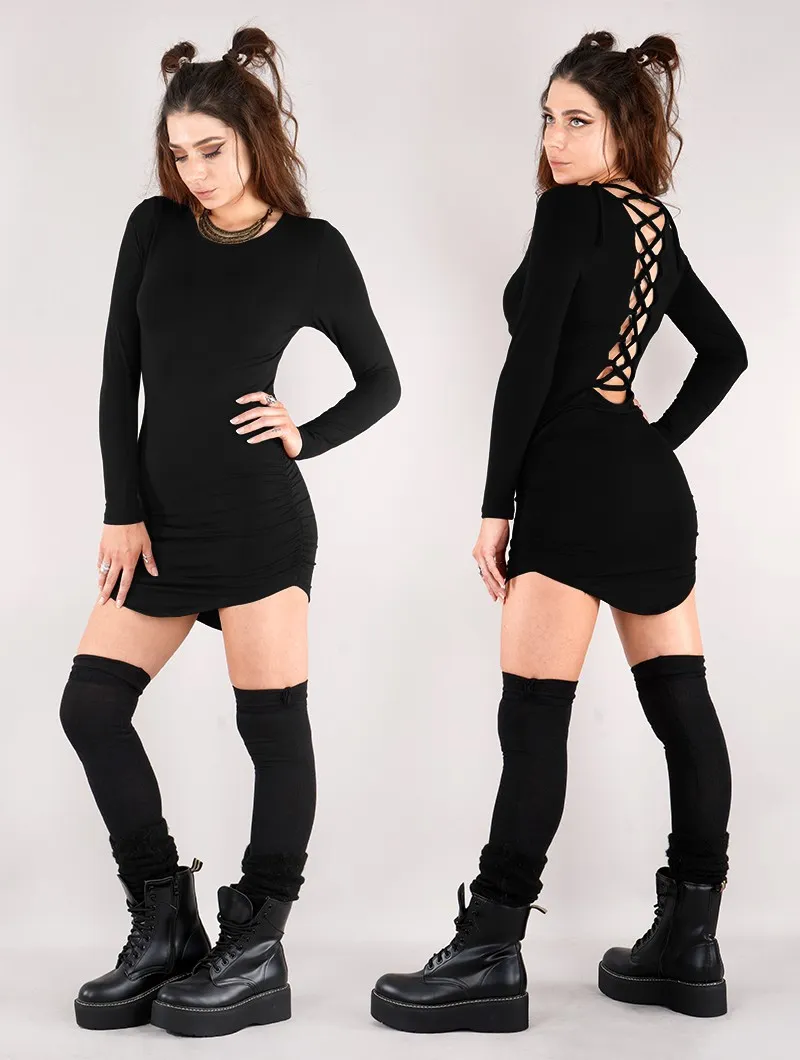Vestido de mangas largas 