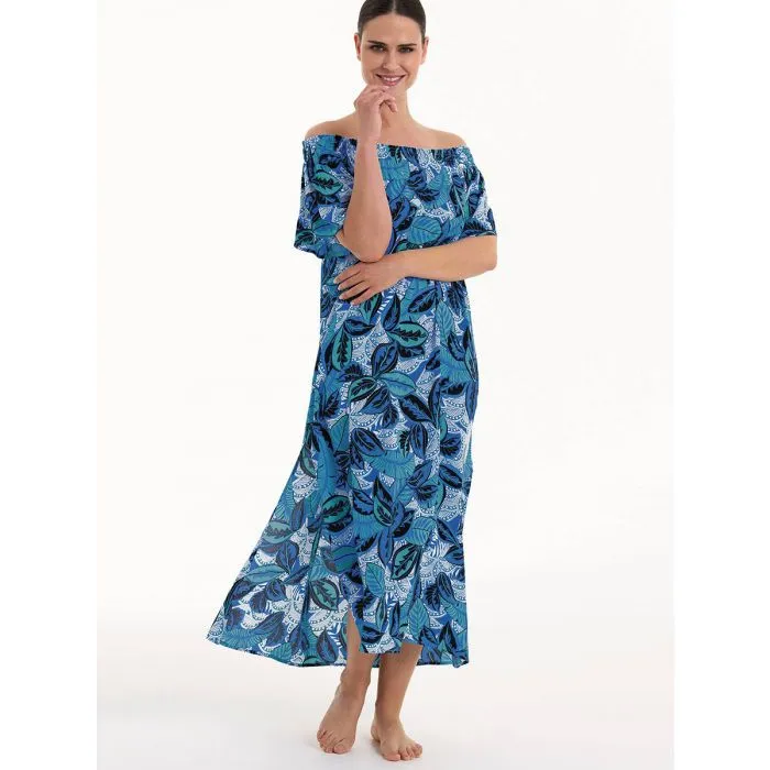 Vestido Playa Anita Ocean City Nika 8628 Azul