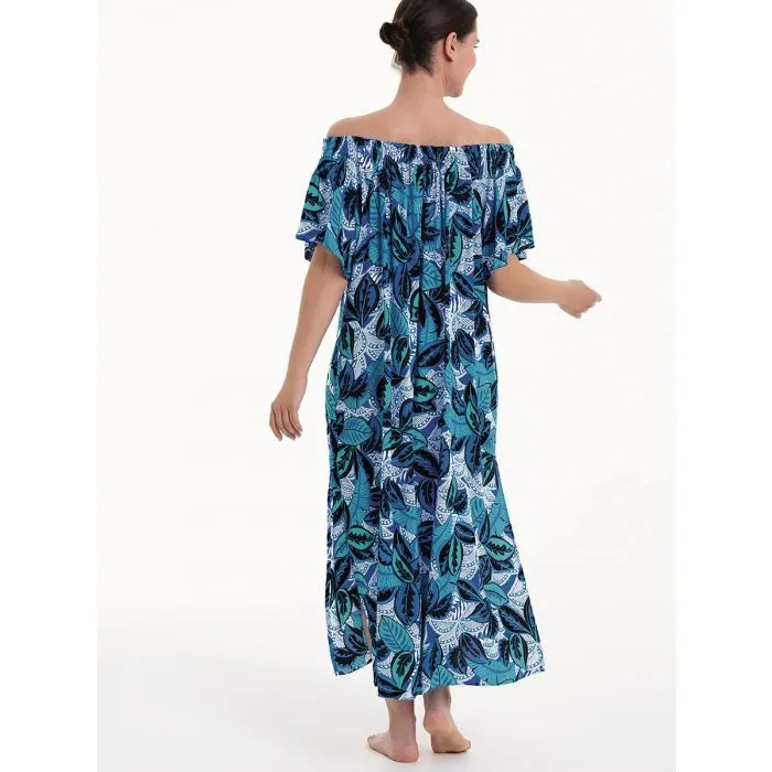 Vestido Playa Anita Ocean City Nika 8628 Azul