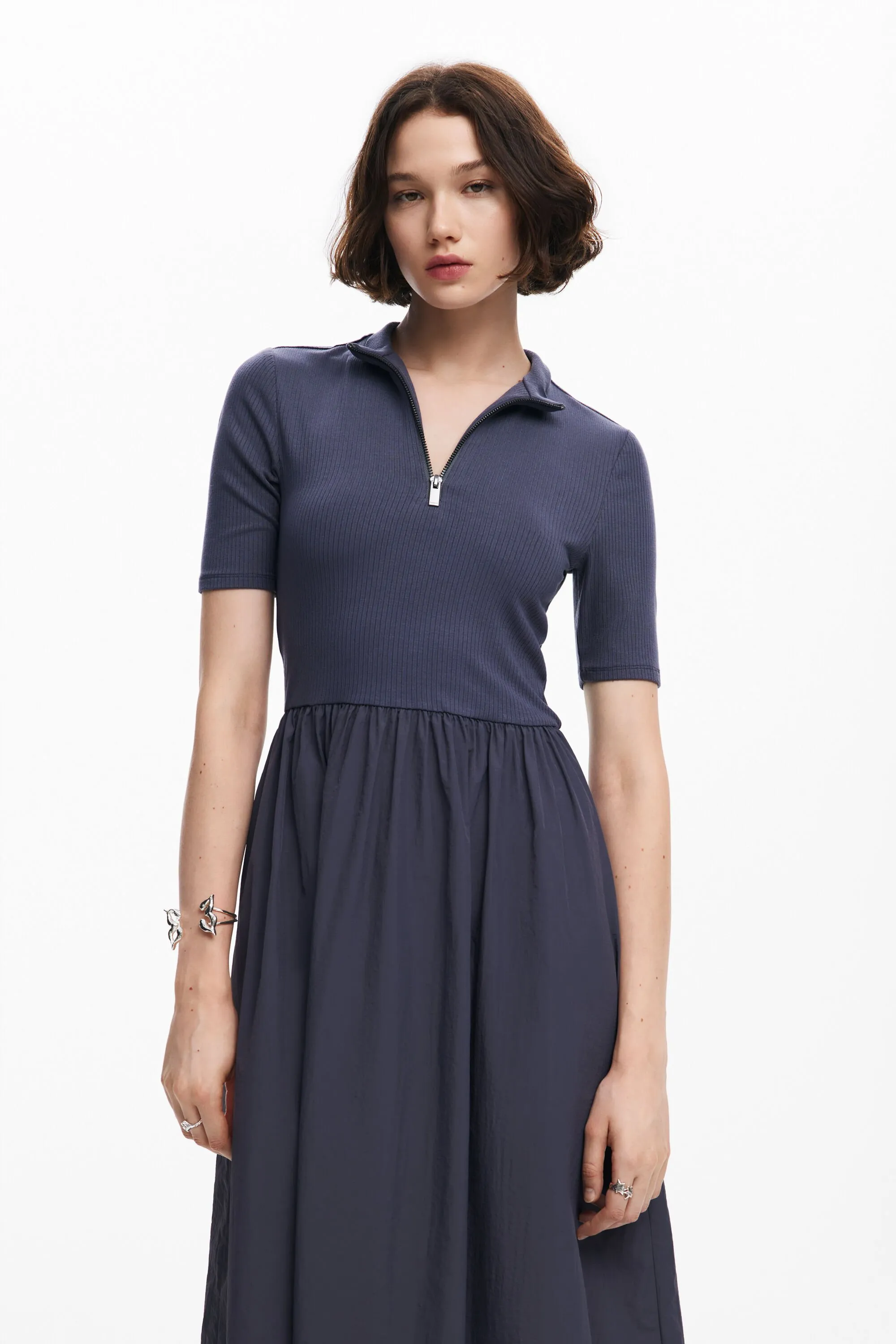 Vestit midi híbrid