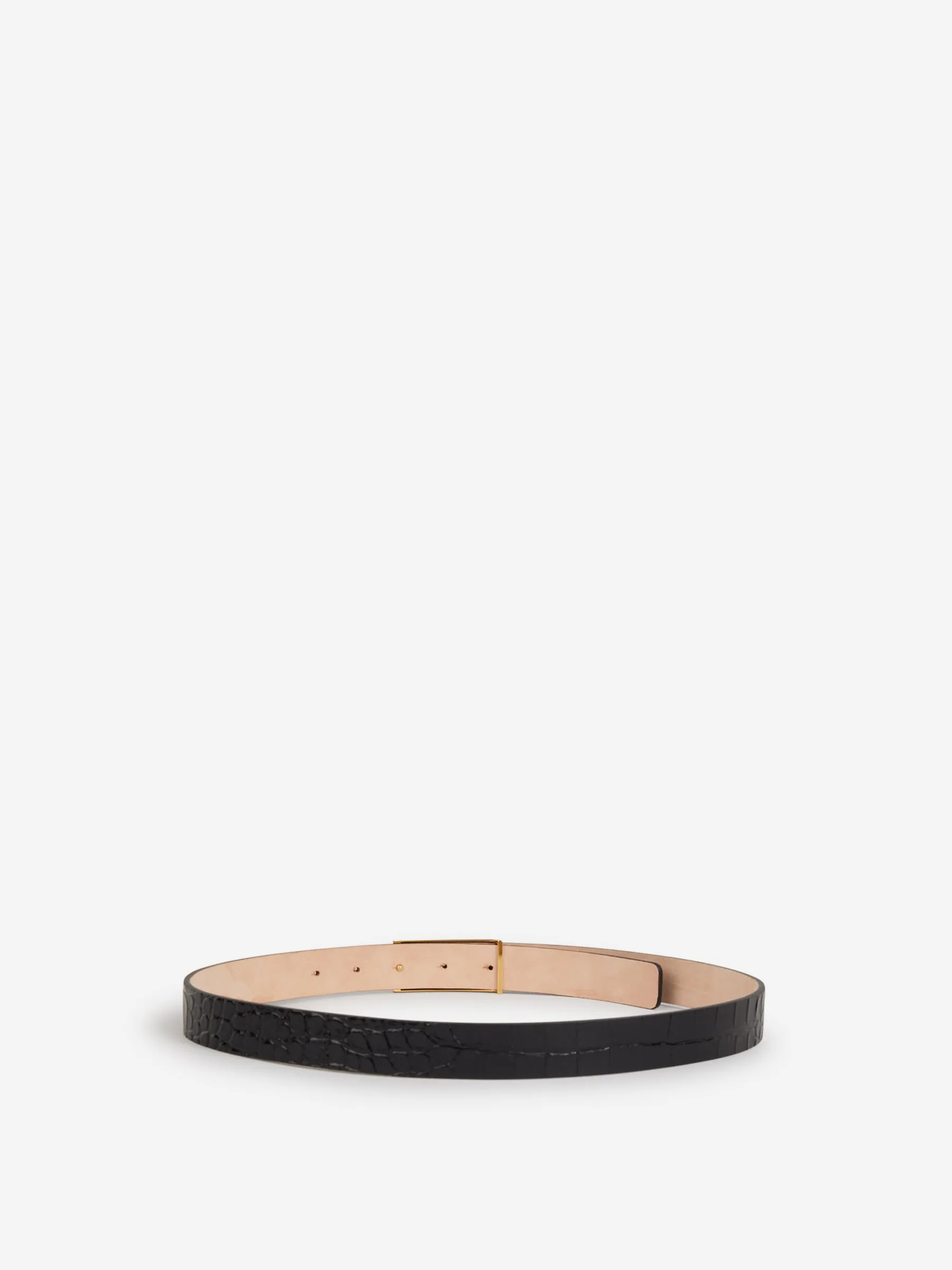 Victoria Beckham Cinturón Logo Piel