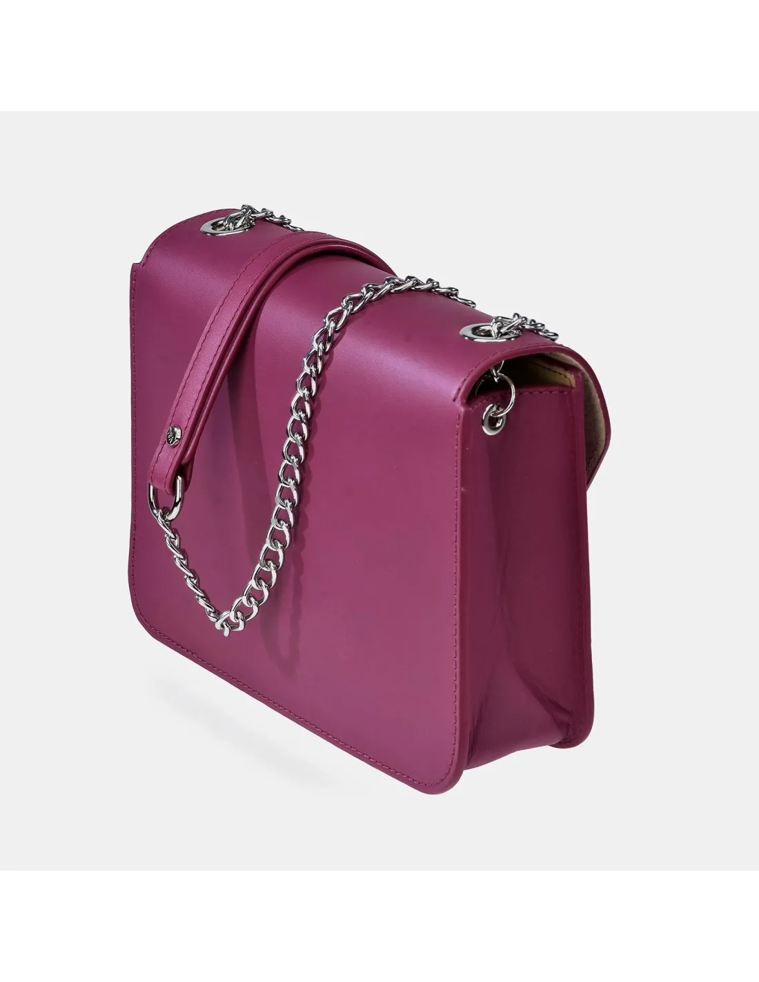 Victorio & Lucchino Bolso bandolera con cadena para mujer en piel lisa