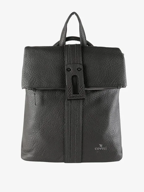 You Young Coveri Mochila de mujer en ecopiel con solapa.