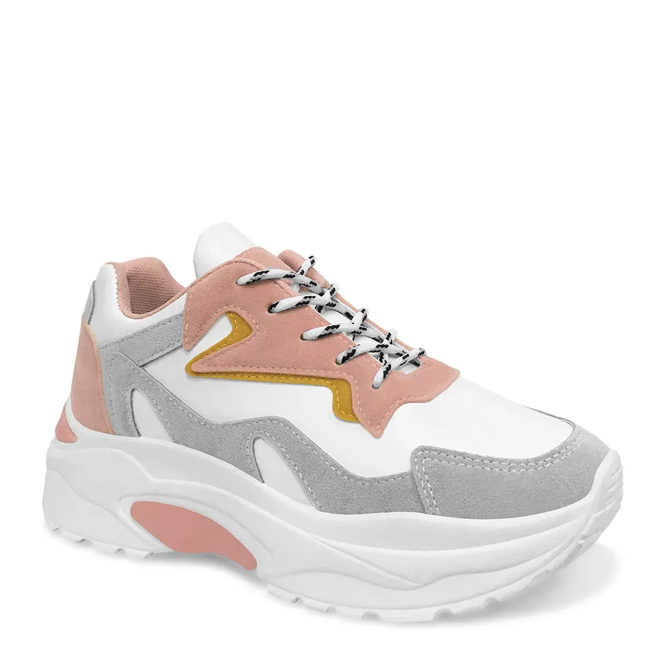 Zapatilla Mujer Chunky Tri Colores