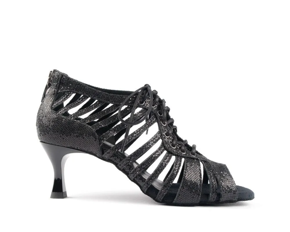 Zapatillas de danza PD812 PRO en glitter negro