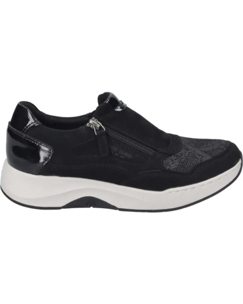 ZAPATILLAS DEPORTE JOSEP SEIBEL  DE MUJER ELLI03 NUBUCK  NEGRO