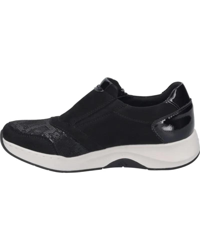 ZAPATILLAS DEPORTE JOSEP SEIBEL  DE MUJER ELLI03 NUBUCK  NEGRO