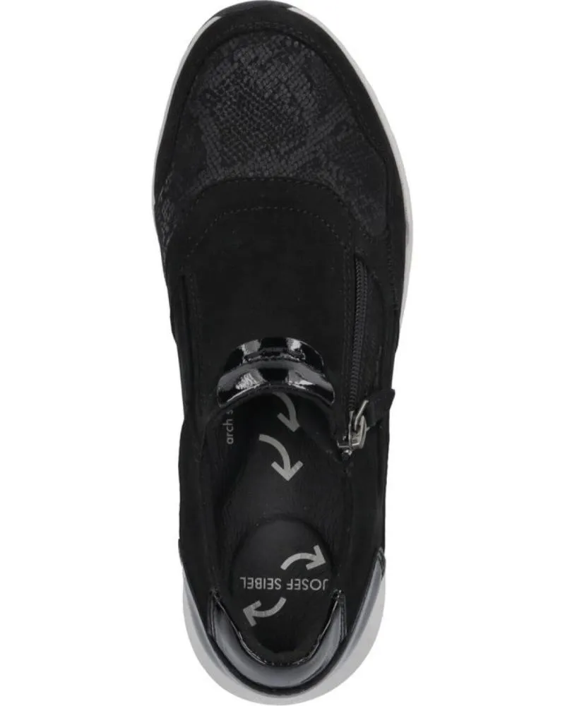ZAPATILLAS DEPORTE JOSEP SEIBEL  DE MUJER ELLI03 NUBUCK  NEGRO