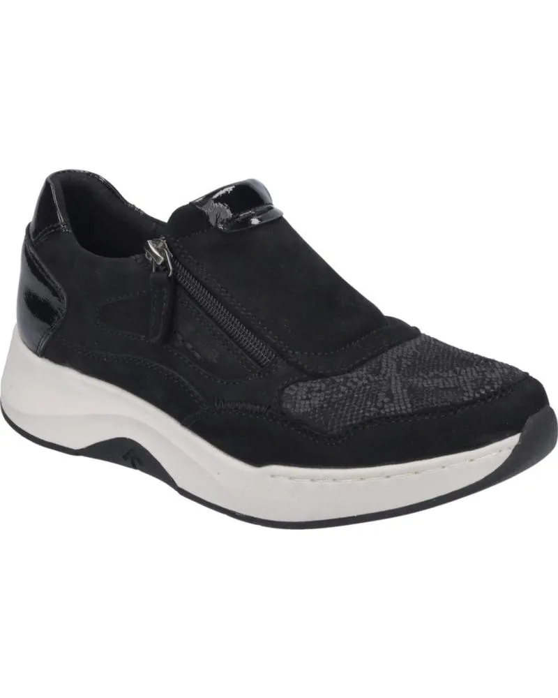 ZAPATILLAS DEPORTE JOSEP SEIBEL  DE MUJER ELLI03 NUBUCK  NEGRO