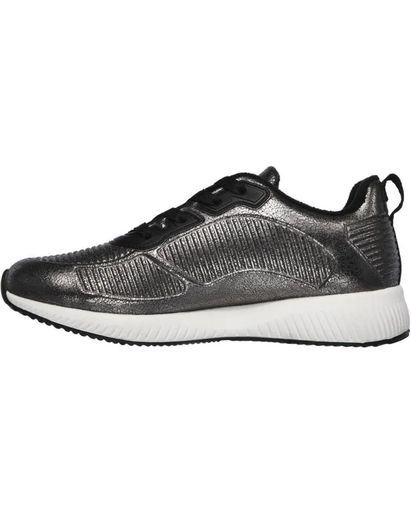 ZAPATILLAS DEPORTE SKECHERS  DE MUJER BOBS SQUAD2 SPARKLE  PLATA