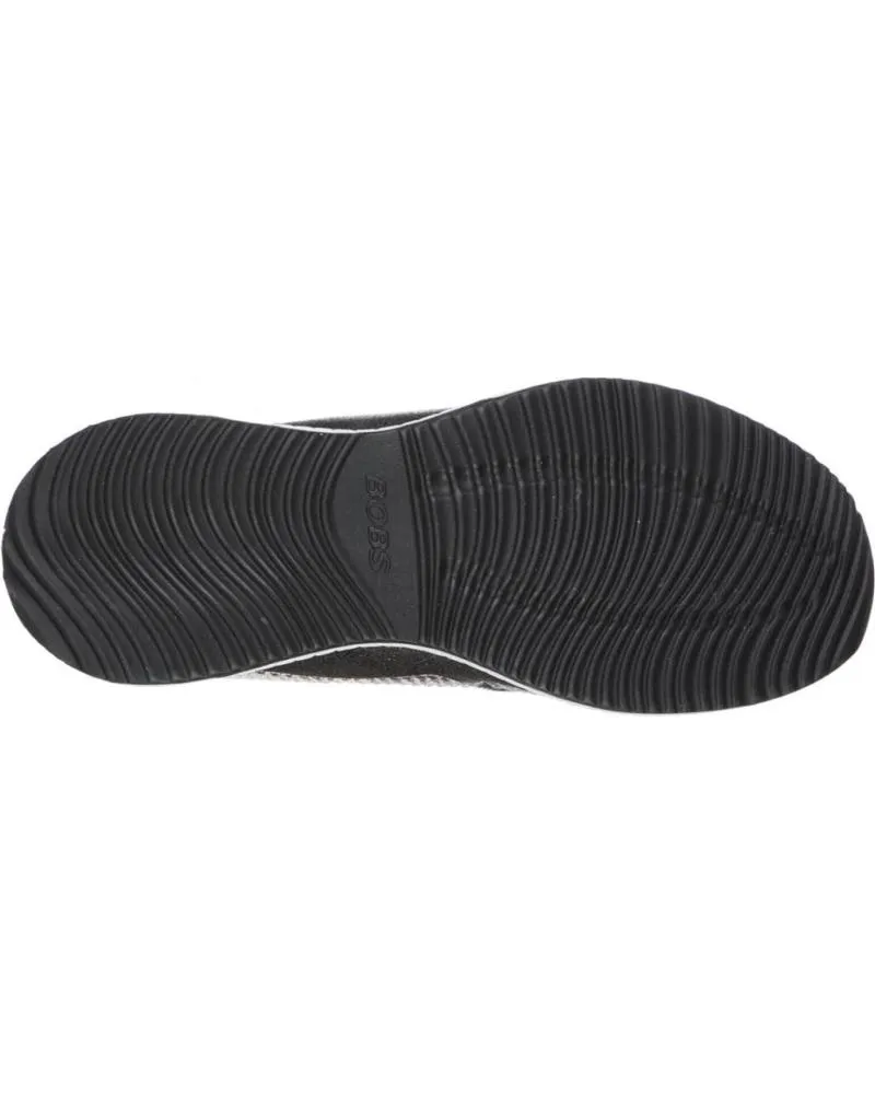 ZAPATILLAS DEPORTE SKECHERS  DE MUJER BOBS SQUAD2 SPARKLE  PLATA