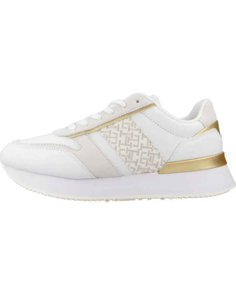 Zapatillas deporte TOMMY HILFIGER  de Mujer ZAPATILLAS MUJER MODELO LUX MONOGRAM RUNNER COLOR BLANCO  0K4