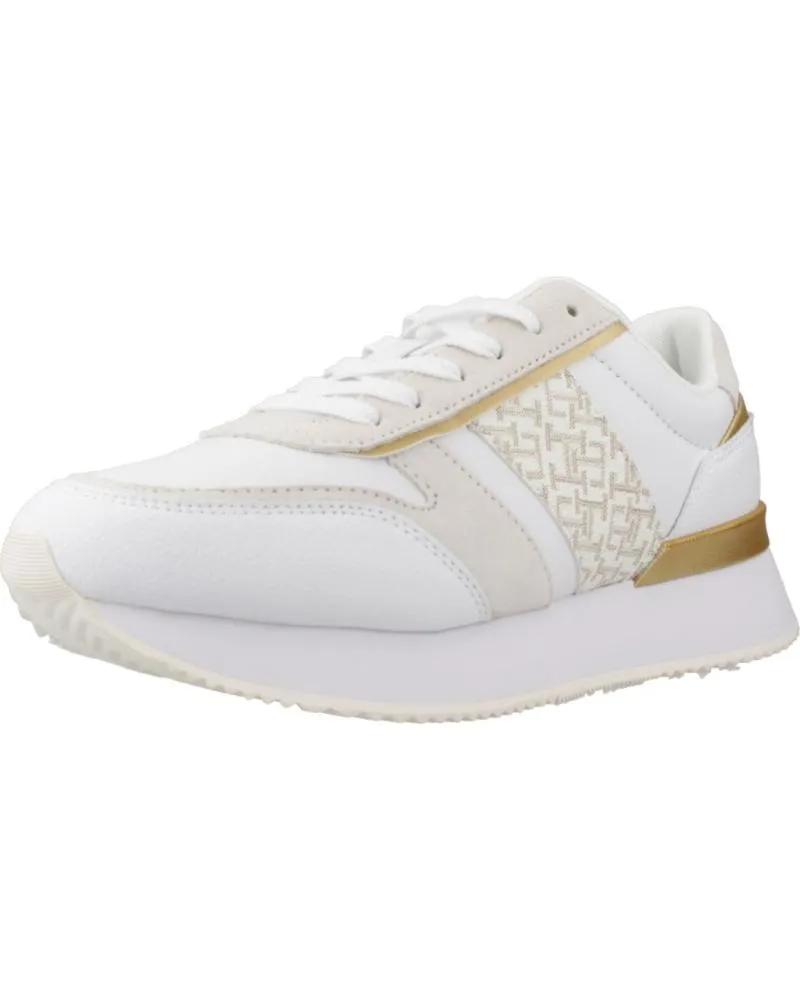 Zapatillas deporte TOMMY HILFIGER  de Mujer ZAPATILLAS MUJER MODELO LUX MONOGRAM RUNNER COLOR BLANCO  0K4
