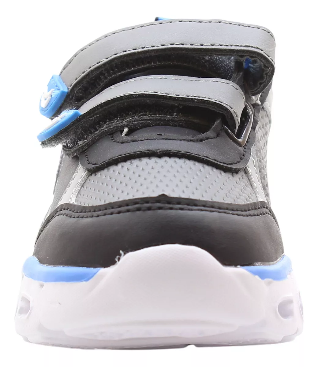 Zapatillas Deportivas Footy Shark Luces Niños Hi767 Carg