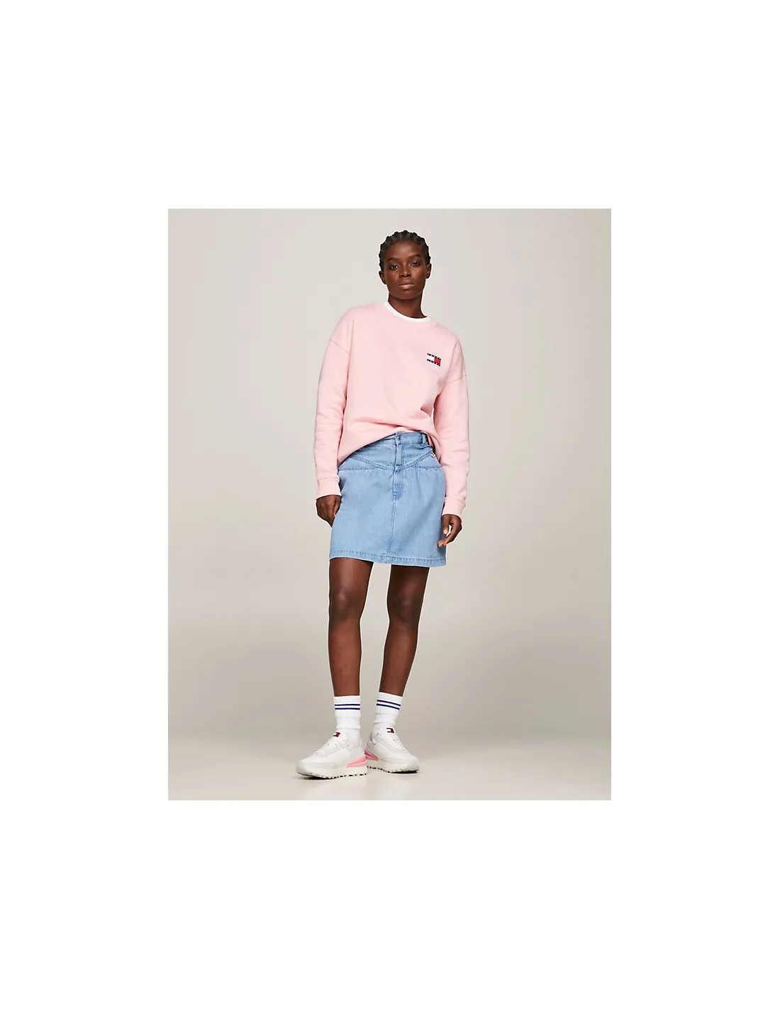 Zapatillas essential con mezcla de texturas de Tommy Jeans