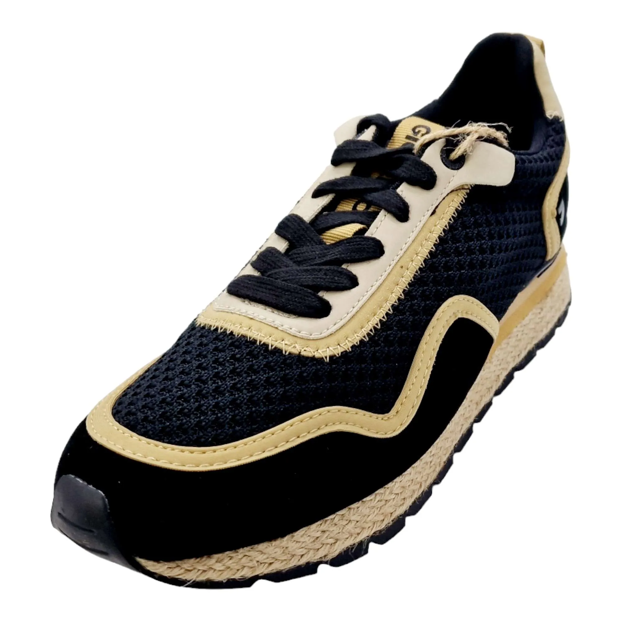 ZAPATILLAS MUJER GIOSEPPO SUELA YUTE NEGRO