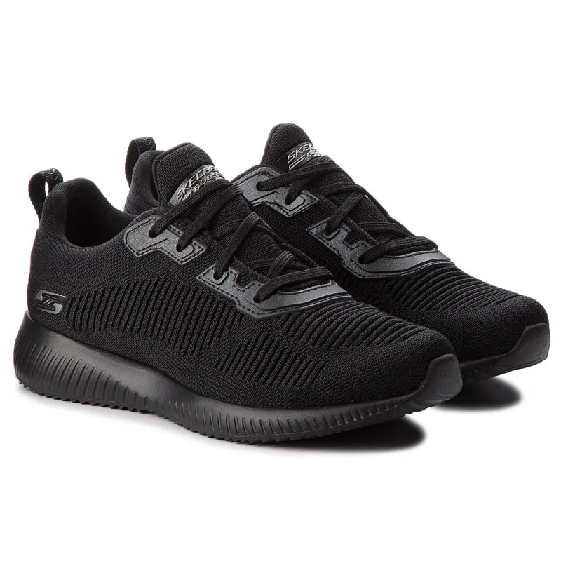 ZAPATILLAS SKECHERS BOBS SQUAD TOUGH TALK NEGRO  32504BBK