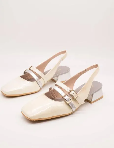 Zapato Hispanitas HV243346 Aruba Crema de Mujer