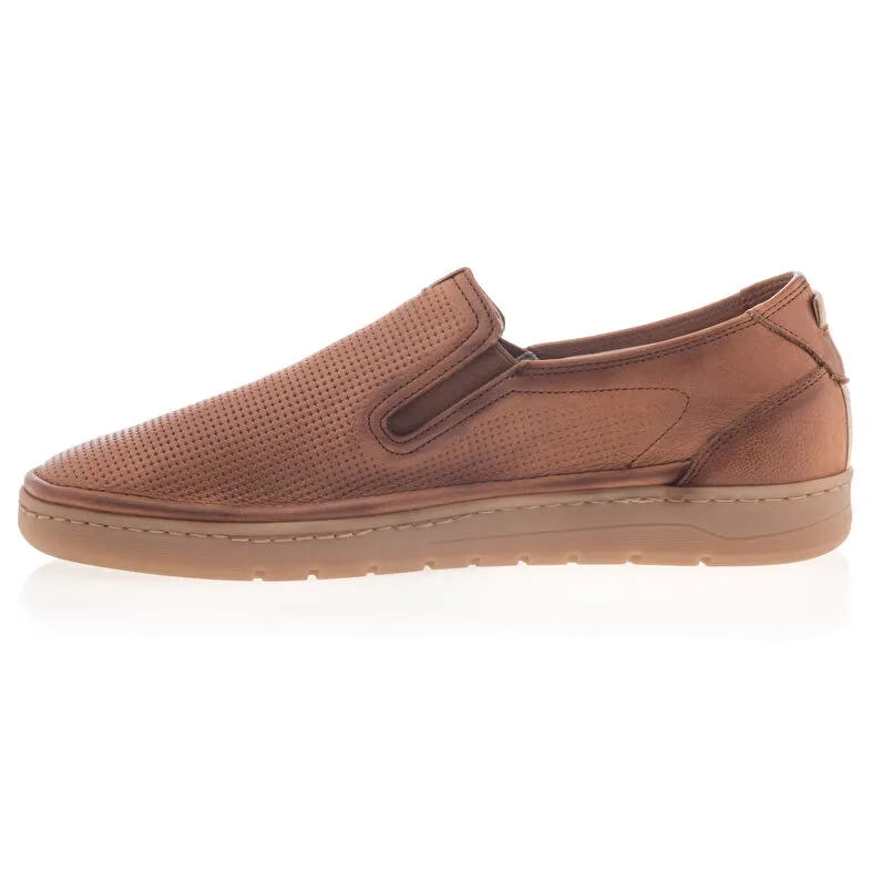 Zapatos confort hombre marrón