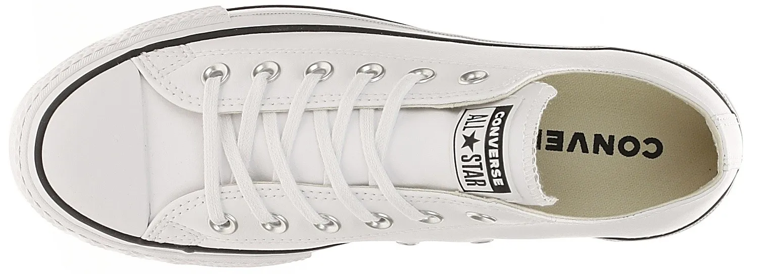 ZAPATOS CONVERSE CHUCK TAYLOR ALL STAR LIFT CLEAN OX  561680/WHITE/BLACK/WHITE  WOMEN´S